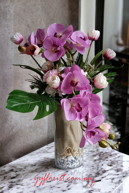 Europe style - Artificial Purple Orchid Tulip Europe style - Artificial Purple Orchid Tulip