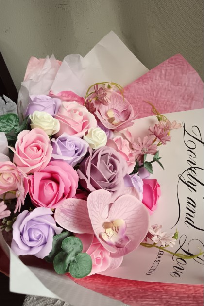 VLD Soap Rose Series - Romantic Pink Purple 