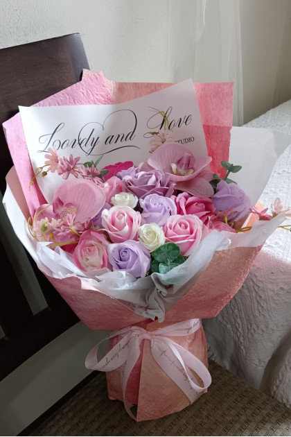 VLD Soap Rose Series - Romantic Pink Purple 